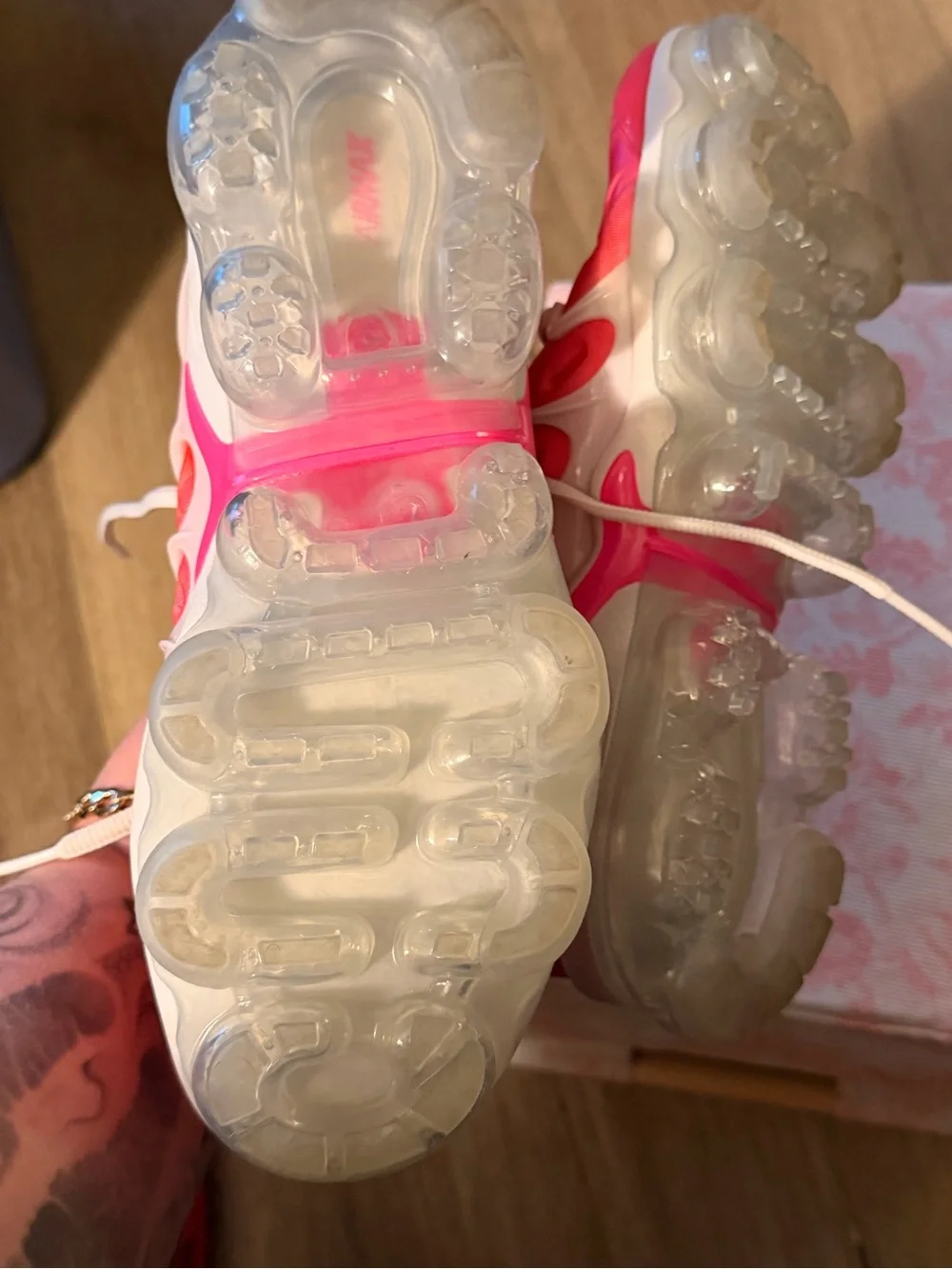 Nike Kids Hot Pink/Coral Athletic Sneakers